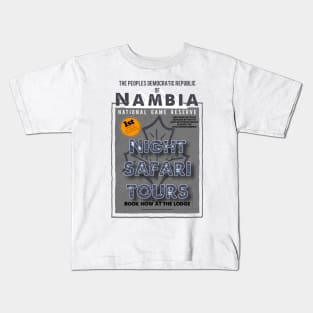 Night safari at the Nambian Game Reserve Kids T-Shirt